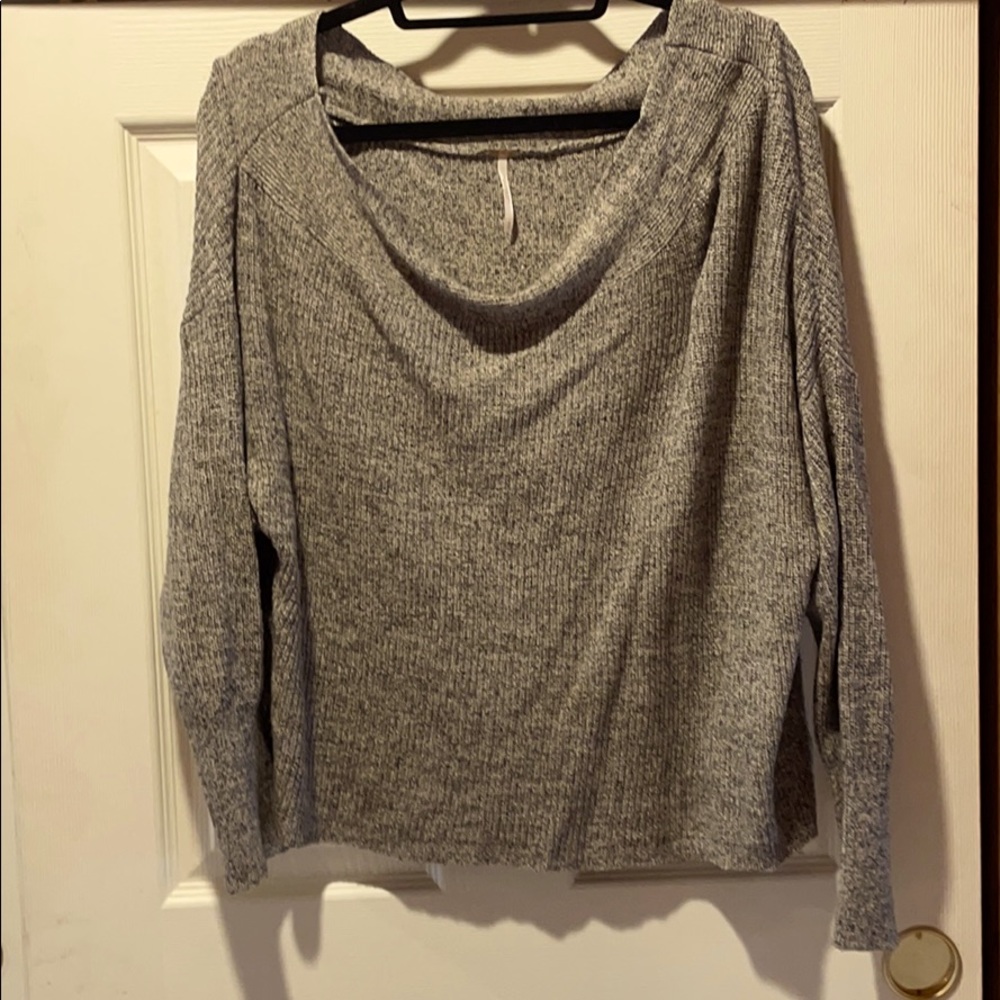 FREE PEOPLE off the shoulder slouch sweater